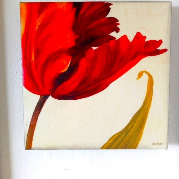 *PRICEDROP* Original Flower Paintings By: Lisa Audit - Picture 1 of 4
